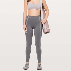 NWOT Lululemon Power Lines Pant 28” - Titanium/Dark Chrome